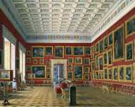 Hau Edward Petrovich Interiors of the New Hermitage. The Room of Dutch and Flemish Art - Hermitage